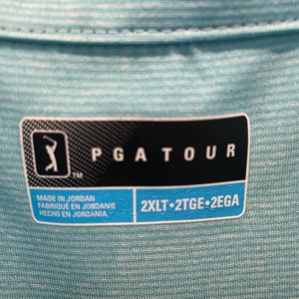 Men’s Big & Tall PGA Tour Golf Shirt - 2XLT - Picture 4 of 4